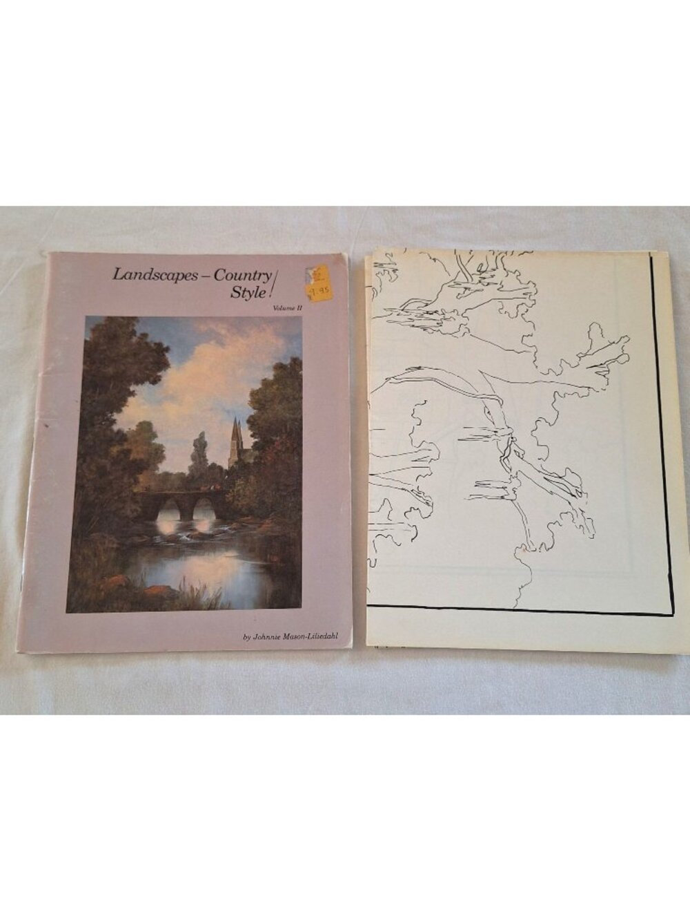 Country Style Landscapes Volume II JoAnne Moore-Lindelof Book Drawings Painting